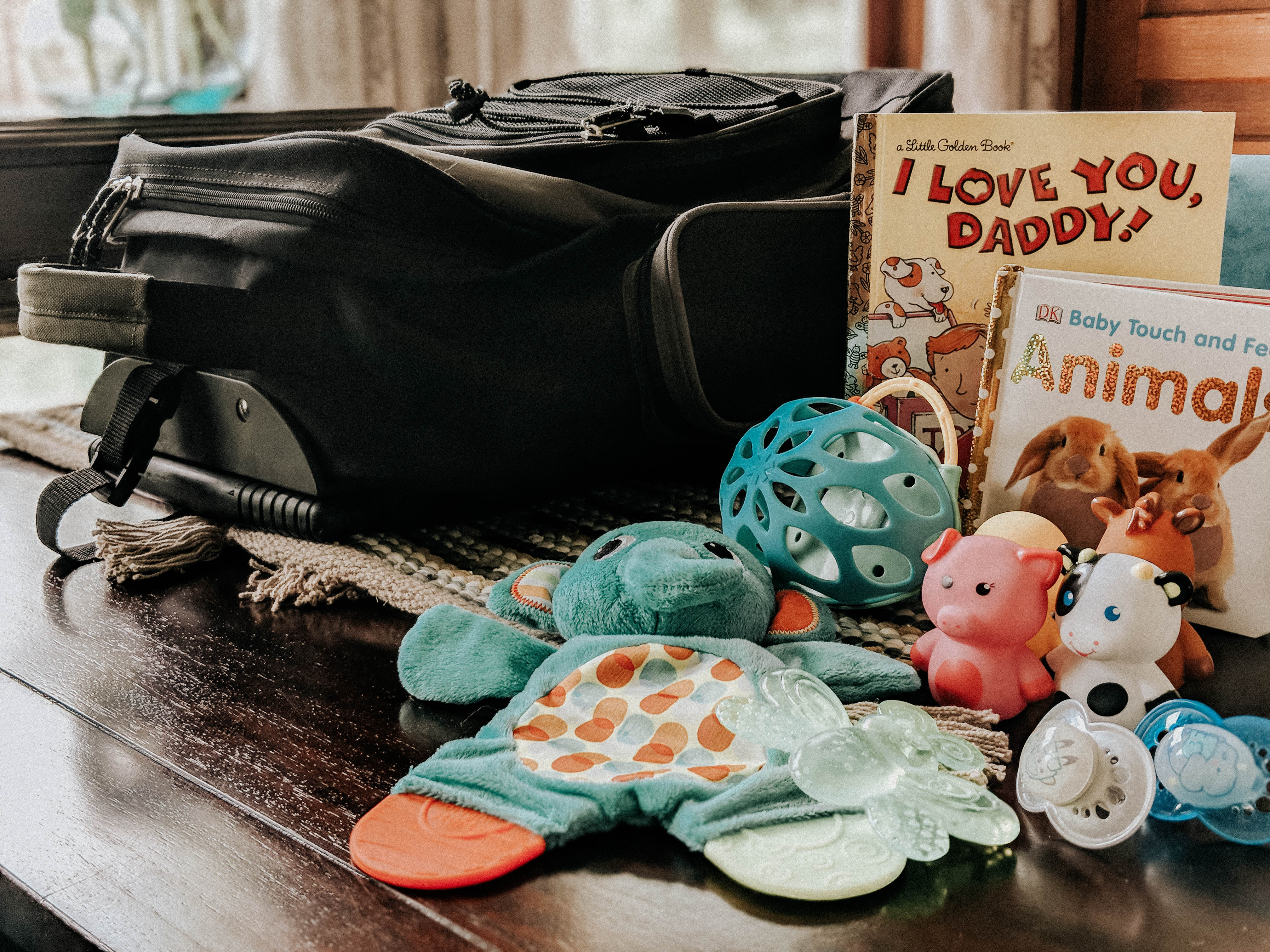 how to pack for a flight with baby