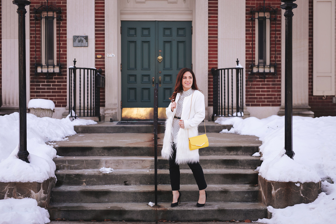 confidence tips faux fur