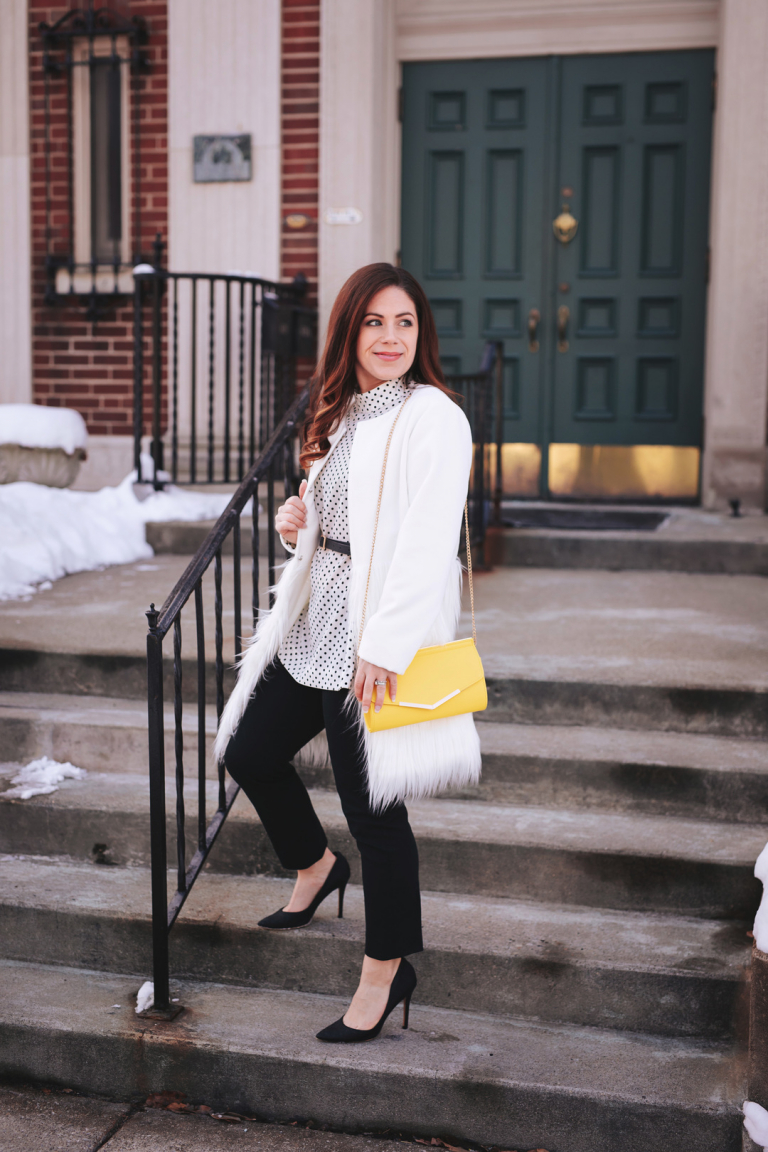 faux fur coat