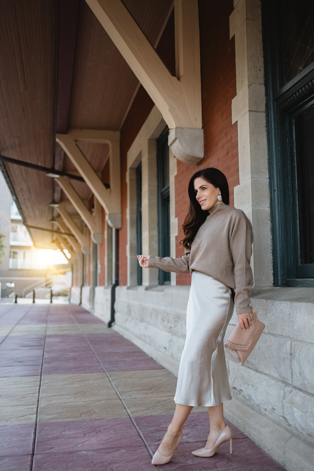 Quince review washable silk skirt