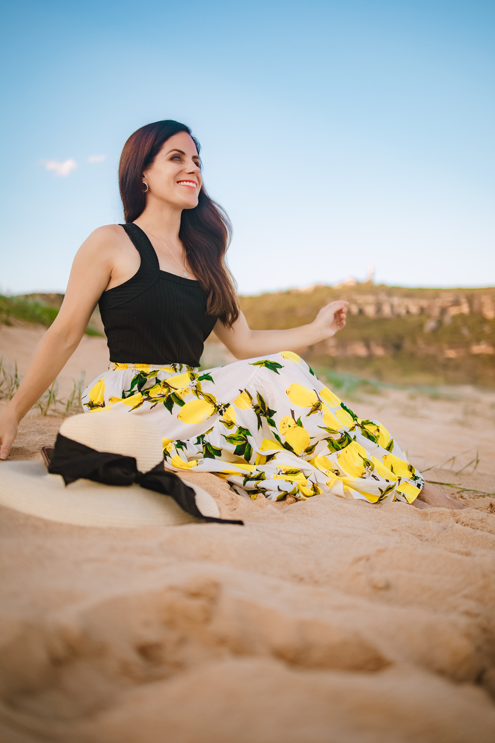 how to style lemon print