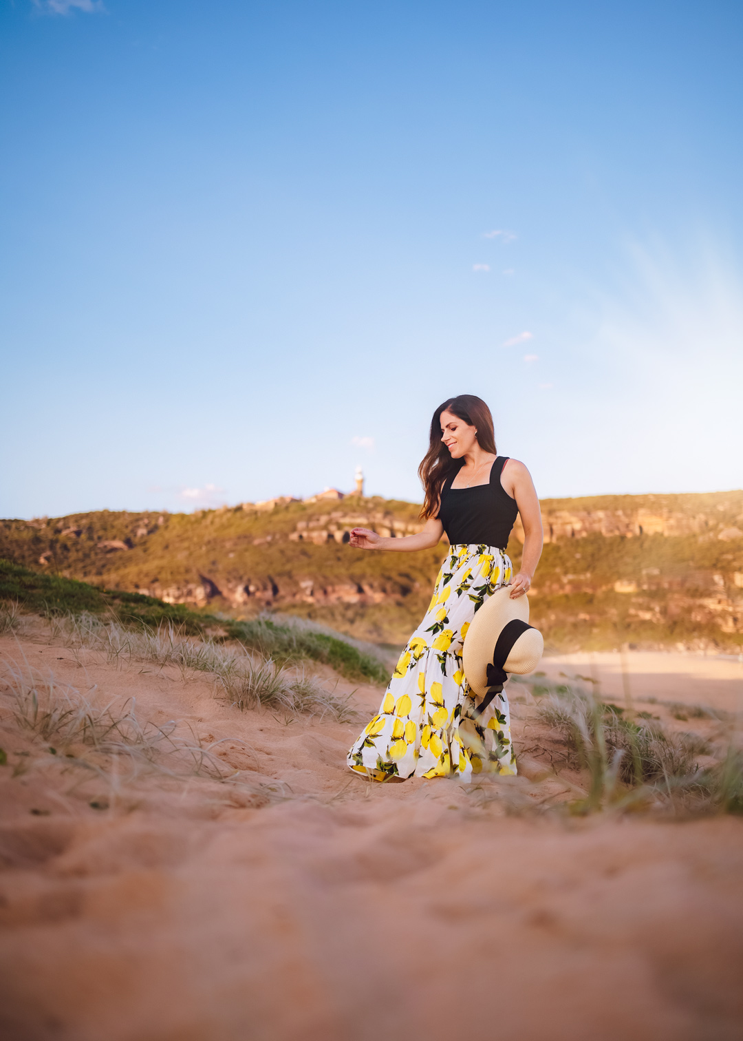 lemon print set how to style