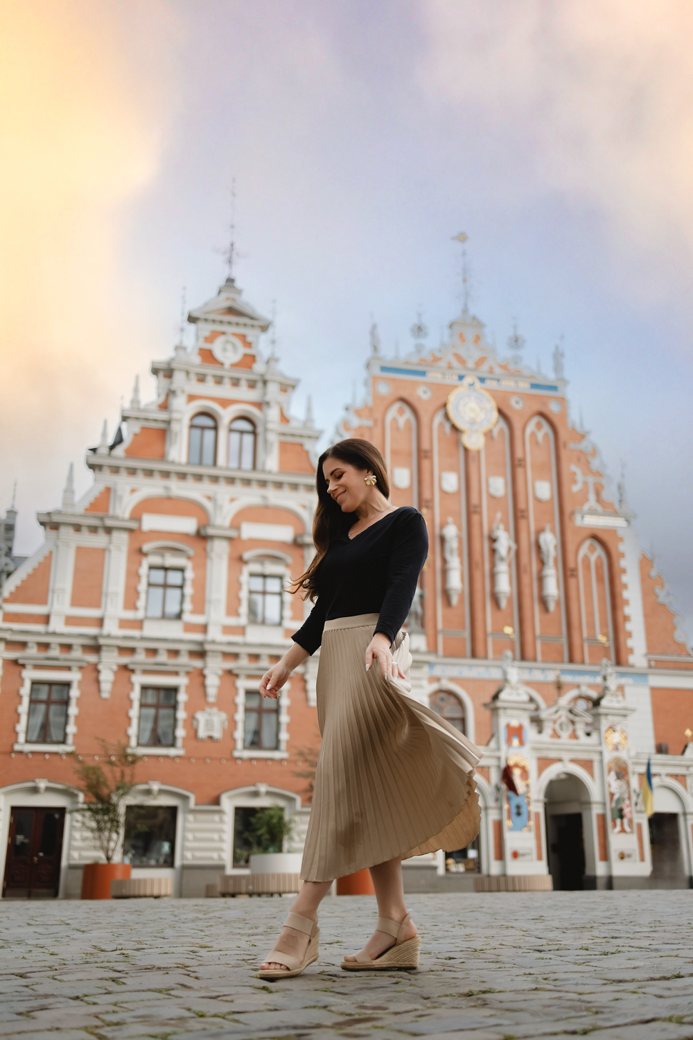 walking in Riga Latvia